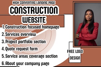 construction company website general contractor website renovation website