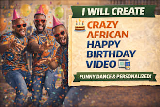 wish african happy birthday video or happy birthday video