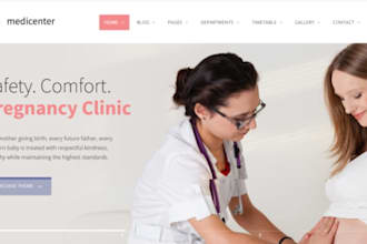 design wix health fertility website fertility doctors concierge doctors website