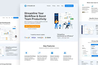 create high converting landing page UI UX