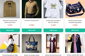 build PHP mysql ecommerce website with bkash nagad payment