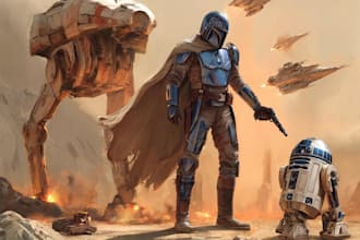 draw your sci fi and star wars character