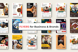 design attractive flyers for business and events