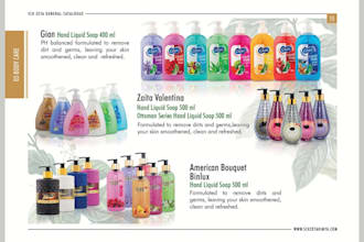 design print pdf catalog b2b lookbook brochure for cosmetics, skincare products