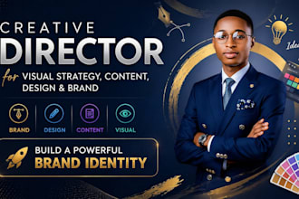 be your creative director for visual strategy, content, design and brand