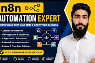 build n8n automation workflows and API integrations