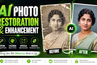 restore, enhance, upscale, and repair photos with ai