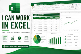 do excel data entry and spreadsheet work professionally