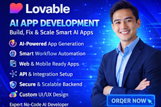 fix lovable ai developer ai web app saas mvp no code automation builder supabase