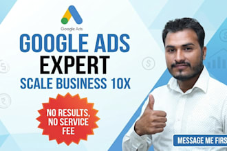 be your google ads expert and ROI focused PPC specialist