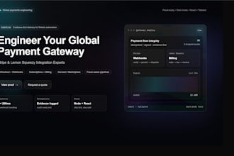 build high converting landing page with payment integration