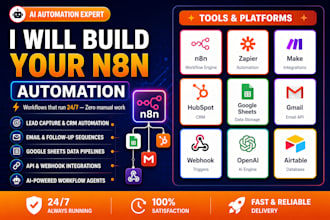build an n8n automation workflow for lead capture and email marketing
