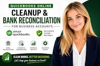 cleanup your quickbooks online with bank reconciliation as a bookkeeper