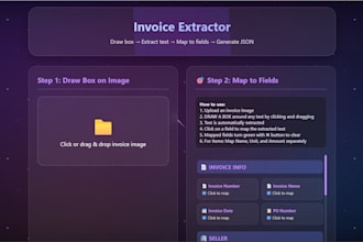 image to text extraction invoice