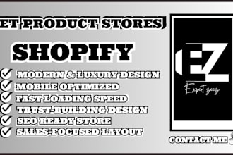 shopify pet store design, pet products shopify store, dog store website shopify