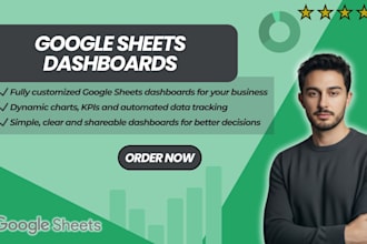 create a professional google sheets dashboard with automation