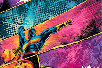 do a superhero comic