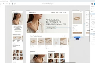 create modern website UI UX design in figma or xd