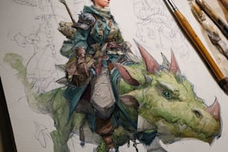 draw your fantasy scene