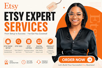 etsy digital product, etsy shop setup, etsy seo, etsy listing, product design