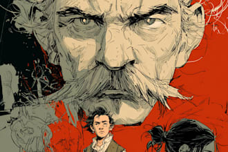 illustrate stunning comic panels, pages, or covers