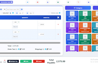 create a pos point of sale software for your shop