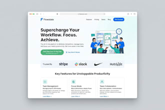 create landing page UI UX that converts