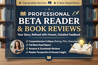 be your book beta reader