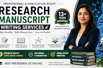 write a research manuscript for publication in scopus
