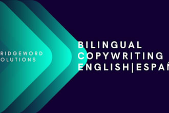 write bilingual english and spanish copywriting for your website or marketing