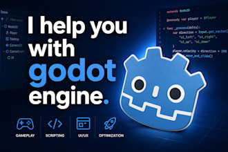 help you with godot engine