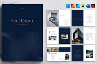 design luxury residential real estate marketing property buyer guide brochure