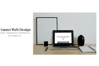 design a clean, professional framer website for your business