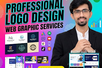 do professional logo design and createive web graphic