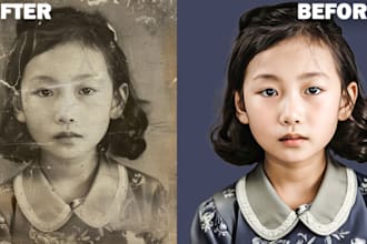 restore and repair old damaged photos
