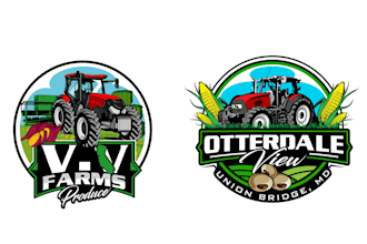 design a professional tractor logo