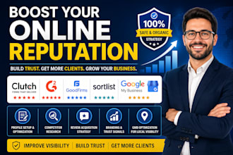 boost your online reputation on clutch g2 goodfirms sortlist and gmb