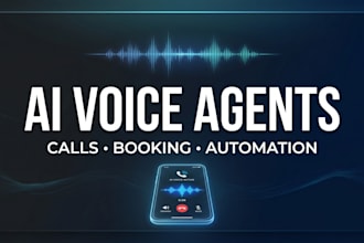build ai voice agents for calls, booking and automation