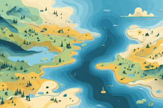 design a vector map illustration