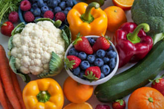 make fruits and vegetables, I will make fruits and vegetables,