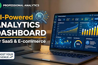 build ai powered analytics dashboard for ecommerce business