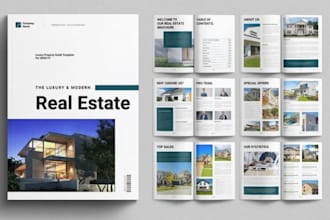 design redesign commercial real eatate property listing buyer guide brochure