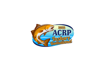 design fishing tournament logo with fish illustration