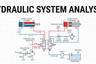 do hydraulic and pneumatic circuit schematic and simulation