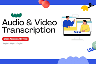 transcribe your audio or video to text