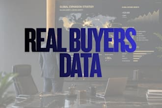 find real buyers and suppliers using global trade data
