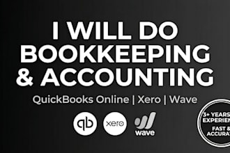 do bookkeeping and accounting using quickbooks online