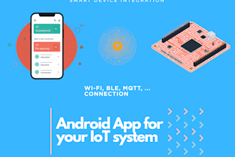 build an android app for your arduino, esp32 or iot project