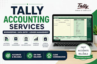 do tally accounting, bookkeeping and data entry