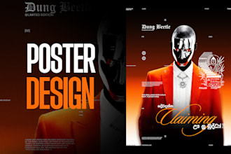 design stunning posters for brands and bands
